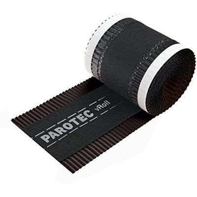 Parotec Closoir de faîtage de ventilation de qualité supérieure Rouleau de faîtage aluminium + non-tissé 180 mm x 5 m (marron) - Publicité Parotec Closoir de faîtage de ventilation de qualité supérieure Rouleau de faîtage aluminium + non-tissé 180 mm x 5 m (marron) - Publicité