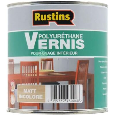 Rustins Vernis polyuréthane mat transparent pour intérieurs 5 L – 70 m² - Publicité Rustins Vernis polyuréthane mat transparent pour intérieurs 5 L – 70 m² - Publicité