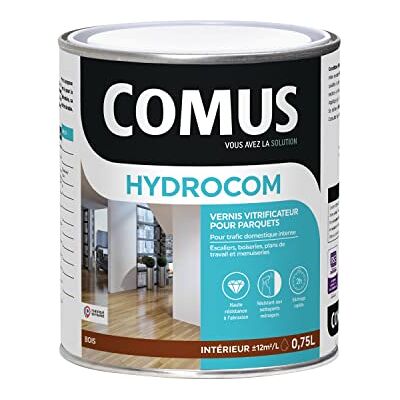 comus Hydrocom Satin Incolore 0.75L Vitrificateur Polyuréthane Acrylique MONO-composant pour Parquets, Escaliers et Boiseries - Publicité comus Hydrocom Satin Incolore 0.75L Vitrificateur Polyuréthane Acrylique MONO-composant pour Parquets, Escaliers et Boiseries - Publicité