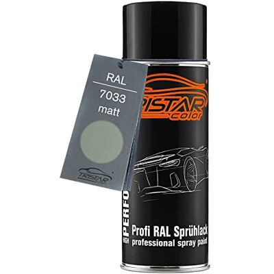 TRISTARcolor RAL 7033 Zementgrau mat, bombe de peinture bombe aérosol 400 ml, à séchage rapide - Publicité TRISTARcolor RAL 7033 Zementgrau mat, bombe de peinture bombe aérosol 400 ml, à séchage rapide - Publicité