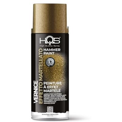 HQS High Quality Spray HQS Bombe aérosol de peinture Martelé, Bronze - Publicité HQS High Quality Spray HQS Bombe aérosol de peinture Martelé, Bronze - Publicité