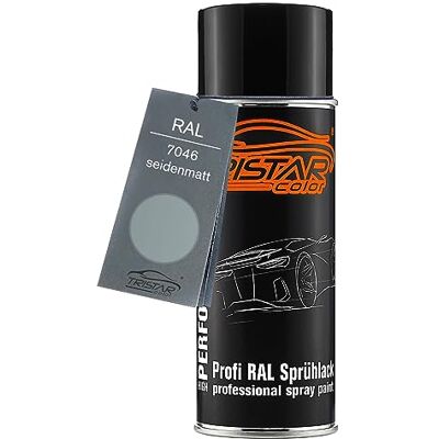 TRISTARcolor RAL 7046 Telegrau 2 mat satiné, bombe de peinture bombe aérosol 400 ml, à séchage rapide - Publicité TRISTARcolor RAL 7046 Telegrau 2 mat satiné, bombe de peinture bombe aérosol 400 ml, à séchage rapide - Publicité