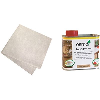 Osmo Top Oil Natural 3068 500 ml et chiffon Woca - Publicité Osmo Top Oil Natural 3068 500 ml et chiffon Woca - Publicité