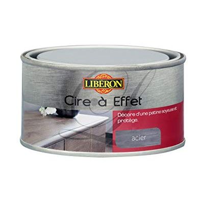 Libéron LIBERON Cire à effet pour meubles et objets, Acier, 250mL - Publicité Libéron LIBERON Cire à effet pour meubles et objets, Acier, 250mL - Publicité