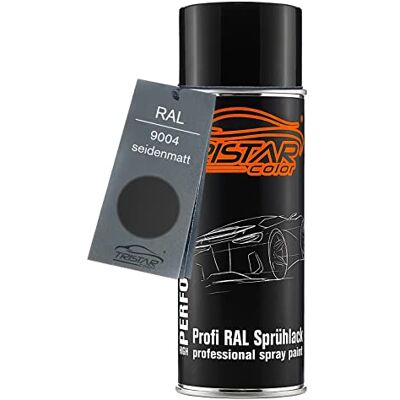 TRISTARcolor RAL 9004 Signalschwarz mat satiné, bombe de peinture bombe aérosol 400 ml, à séchage rapide - Publicité TRISTARcolor RAL 9004 Signalschwarz mat satiné, bombe de peinture bombe aérosol 400 ml, à séchage rapide - Publicité