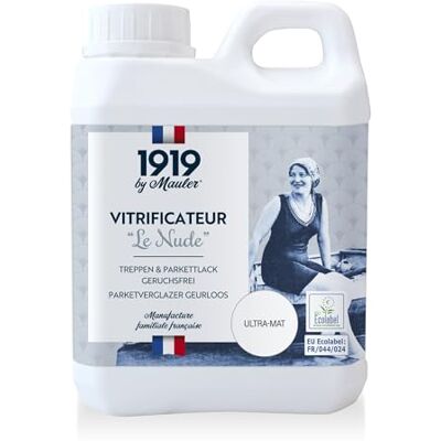 MAULER 1919 BY Vitrificateur Parquet & escalier haute résistance Le Nude Ultra Mat invisible 2,5L protection taches, rayures, usure longue durée - Publicité MAULER 1919 BY Vitrificateur Parquet & escalier haute résistance Le Nude Ultra Mat invisible 2,5L protection taches, rayures, usure longue durée - Publicité