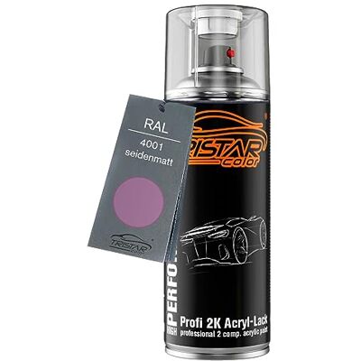 TRISTARcolor RAL 4001 Rotlila mat satiné Bombe de peinture acrylique 2K aérosol peinture à vaporiser peinture à pulvériser 400 ml séchage rapide - Publicité TRISTARcolor RAL 4001 Rotlila mat satiné Bombe de peinture acrylique 2K aérosol peinture à vaporiser peinture à pulvériser 400 ml séchage rapide - Publicité