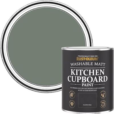 Rust-Oleum Peinture Verte pour Meubles de Cuisine, Finition Mate Sérénité 750ml - Publicité Rust-Oleum Peinture Verte pour Meubles de Cuisine, Finition Mate Sérénité 750ml - Publicité