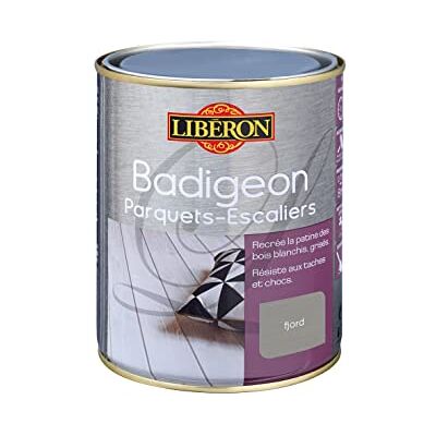 Libéron LIBERON Badigeon parquets-escaliers, Fjord, 0,75L - Publicité Libéron LIBERON Badigeon parquets-escaliers, Fjord, 0,75L - Publicité