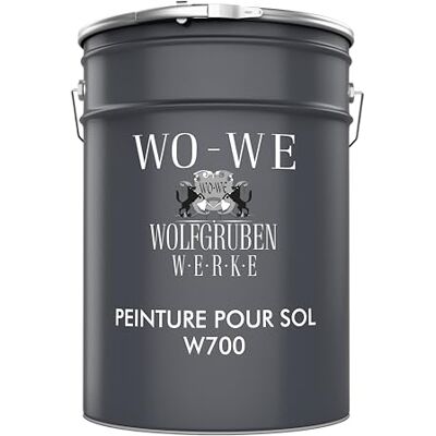 WO-WE Peinture Revêtement sol pour béton et ciment W700 RAL 5015 Bleu ciel 10L - Publicité WO-WE Peinture Revêtement sol pour béton et ciment W700 RAL 5015 Bleu ciel 10L - Publicité