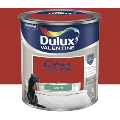 Peinture Satin Rouge Madras Dulux Valentine - Peinture - Publicité Peinture Satin Rouge Madras Dulux Valentine - Peinture - Publicité