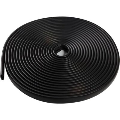 Garmin Main Courante PVC 40 x 8 mm Flexible pour Escalier Noir, 10 m - Publicité Garmin Main Courante PVC 40 x 8 mm Flexible pour Escalier Noir, 10 m - Publicité