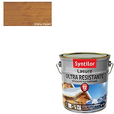Syntilor Lasure Ultra Résistante 12 Ans Chêne Moyen Satiné 2,5L - Publicité Syntilor Lasure Ultra Résistante 12 Ans Chêne Moyen Satiné 2,5L - Publicité