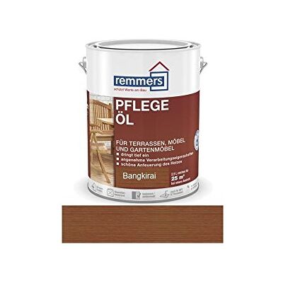 Remmers Huile soin Bangkiraï, 5 litres, solvantée, hydrofuge, résistante aux intempéries, pour bois intérieur et extérieur, mobiliers de jardin et terrasses. Publicité Remmers Huile soin Bangkiraï, 5 litres, solvantée, hydrofuge, résistante aux intempéries, pour bois intérieur et extérieur, mobiliers de jardin et terrasses. Publicité
