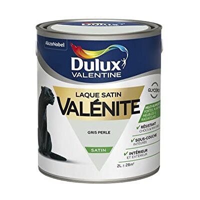 Dulux Valentine Valénite Gris Perle - 2L - Satin - Paint - Publicité Dulux Valentine Valénite Gris Perle - 2L - Satin - Paint - Publicité