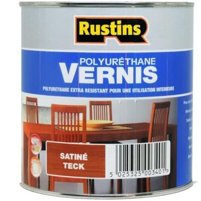 Rustins Rustin's Vernis intérieur polyuréthane de haute qualité pour teck 1L (POST1000FR) - Publicité Rustins Rustin's Vernis intérieur polyuréthane de haute qualité pour teck 1L (POST1000FR) - Publicité