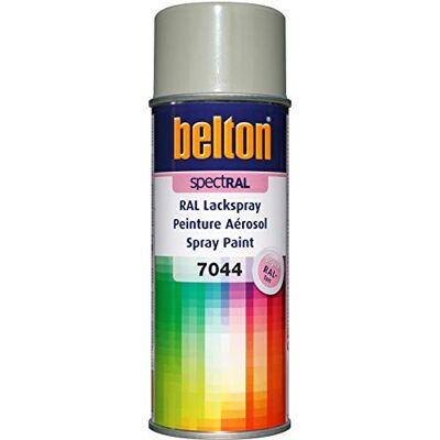 Belton - SpectR - Gris satiné - 400 ml - Spray paint - Publicité Belton - SpectR - Gris satiné - 400 ml - Spray paint - Publicité