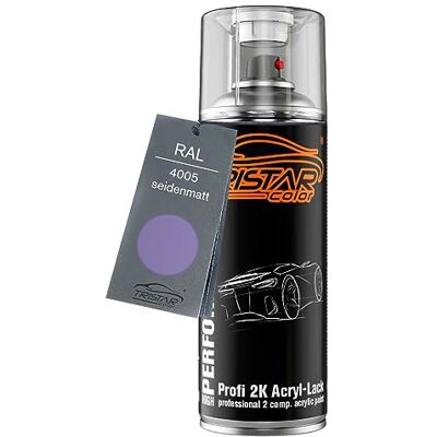 TRISTARcolor RAL 4005 Blaulila mat satiné, bombe de peinture acrylique 2K bombe aérosol 400 ml, à séchage rapide - Publicité TRISTARcolor RAL 4005 Blaulila mat satiné, bombe de peinture acrylique 2K bombe aérosol 400 ml, à séchage rapide - Publicité