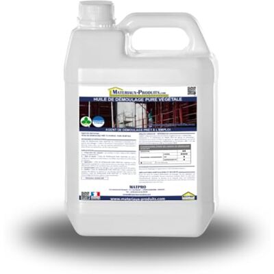 MATPRO Huile de Démoulage Pure Végétale Décoffrant Pro pour Bétons Architectoniques et Banches Neuves Haute Qualité Multi-Supports 2L - Publicité MATPRO Huile de Démoulage Pure Végétale Décoffrant Pro pour Bétons Architectoniques et Banches Neuves Haute Qualité Multi-Supports 2L - Publicité