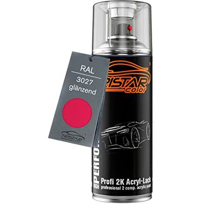 TRISTARcolor RAL 3027 Himbeerrot brillant Bombe de peinture acrylique 2K aérosol peinture à vaporiser peinture à pulvériser 400 ml séchage rapide - Publicité TRISTARcolor RAL 3027 Himbeerrot brillant Bombe de peinture acrylique 2K aérosol peinture à vaporiser peinture à pulvériser 400 ml séchage rapide - Publicité