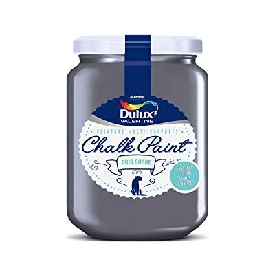 DULUX VALENTINE - Chalk Paint - Gris - 0,4L - Chalk Paint - Publicité DULUX VALENTINE - Chalk Paint - Gris - 0,4L - Chalk Paint - Publicité