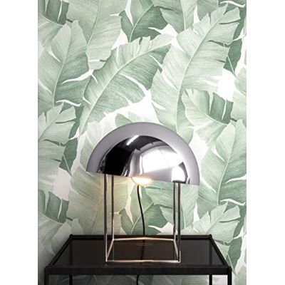 Newroom Papier Peint Intissé Vert Jungle Palmes Tropical Salon Chambre Grandes feuilles de bananier, style bohème naturel, papier peint floral, décoration murale, couloir, entrée - Publicité Newroom Papier Peint Intissé Vert Jungle Palmes Tropical Salon Chambre Grandes feuilles de bananier, style bohème naturel, papier peint floral, décoration murale, couloir, entrée - Publicité
