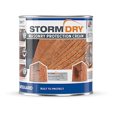 Stormdry - Masonry Waterproofing Cream - Brique extérieure - 1 Litre - Imperméabilisant pour maçonnerie - Publicité Stormdry - Masonry Waterproofing Cream - Brique extérieure - 1 Litre - Imperméabilisant pour maçonnerie - Publicité
