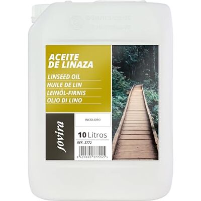 Jovira Pinturas - Aceite De Linaza Natural (100% Puro) - Capacité 10 - Huile - Publicité Jovira Pinturas - Aceite De Linaza Natural (100% Puro) - Capacité 10 - Huile - Publicité