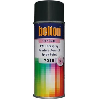 belton Bombe de peinture Spectral RAL7016 Gris anthracite mat 400ml - Publicité belton Bombe de peinture Spectral RAL7016 Gris anthracite mat 400ml - Publicité