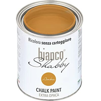 BiancoShabby - Ambra 1L - Ambre - Extra opaque - Chalk paint - Publicité BiancoShabby - Ambra 1L - Ambre - Extra opaque - Chalk paint - Publicité