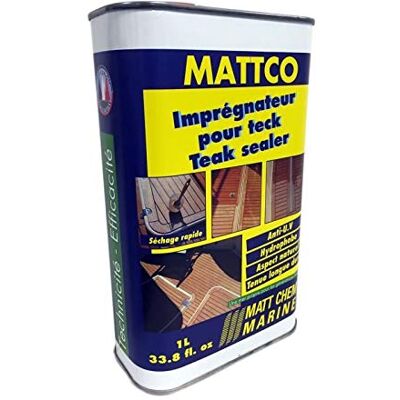 Matt Chem 1L Protecteur de Teck Amber - Séalant Marin - Publicité Matt Chem 1L Protecteur de Teck Amber - Séalant Marin - Publicité