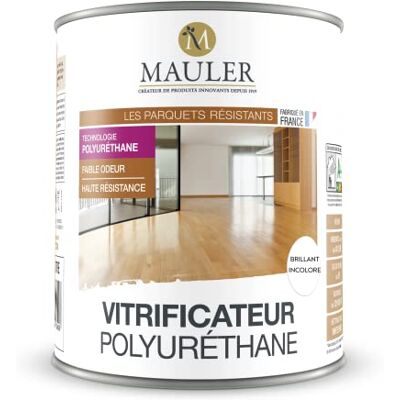 MAULER Vitrificateur Polyurethane 1L Brillant Incolore Sans odeur et de très haute qualité - Publicité MAULER Vitrificateur Polyurethane 1L Brillant Incolore Sans odeur et de très haute qualité - Publicité
