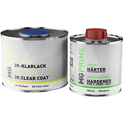 PRiME Vernis 2C satiné pot 0,75 litre peinture auto HS + durcisseur Qualité OEM, résistant aux intempéries, à la lumière et aux UV, qualité professionnelle, Made in Germany - Publicité PRiME Vernis 2C satiné pot 0,75 litre peinture auto HS + durcisseur Qualité OEM, résistant aux intempéries, à la lumière et aux UV, qualité professionnelle, Made in Germany - Publicité