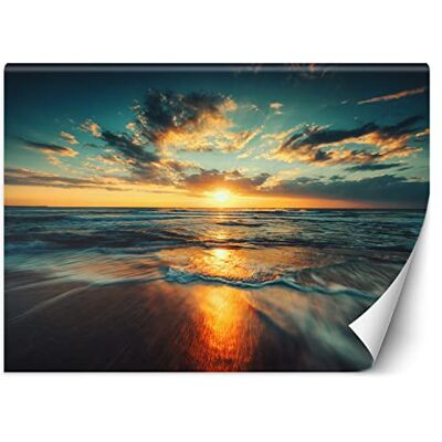Feeby Papier Peint Intissé Coucher de soleil Vagues Plage Nuages 400x280 cm orange XXL Moderne Décoration Murale Tableaux Muraux Tapisserie Salon Chambre à coucher Océan Le ciel Mer - Publicité Feeby Papier Peint Intissé Coucher de soleil Vagues Plage Nuages 400x280 cm orange XXL Moderne Décoration Murale Tableaux Muraux Tapisserie Salon Chambre à coucher Océan Le ciel Mer - Publicité