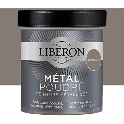 Libéron Peinture métallisée Métal Poudré Aluminium 0,5 L - Publicité Libéron Peinture métallisée Métal Poudré Aluminium 0,5 L - Publicité