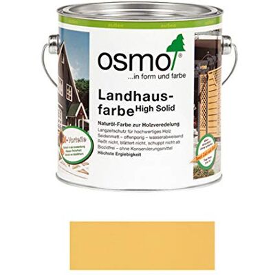 Osmo Peinture maison de campagne jaune soleil (2205) 750 ml - Publicité Osmo Peinture maison de campagne jaune soleil (2205) 750 ml - Publicité