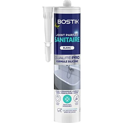 Bostik - Perfect Joint - White - Antimold - Silicone sealant - Publicité Bostik - Perfect Joint - White - Antimold - Silicone sealant - Publicité
