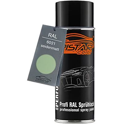 TRISTARcolor RAL 6021 Blassgrün mat satiné, bombe de peinture bombe aérosol 400 ml, à séchage rapide - Publicité TRISTARcolor RAL 6021 Blassgrün mat satiné, bombe de peinture bombe aérosol 400 ml, à séchage rapide - Publicité