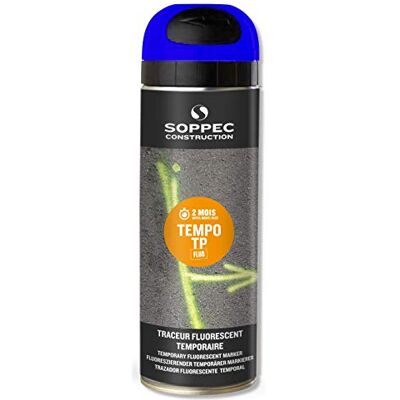 Soppec TRACEUR DE CHANTIER BLEU FLUO TEMPORAIRE 2-8 SEMAINES 141619 - Publicité Soppec TRACEUR DE CHANTIER BLEU FLUO TEMPORAIRE 2-8 SEMAINES 141619 - Publicité