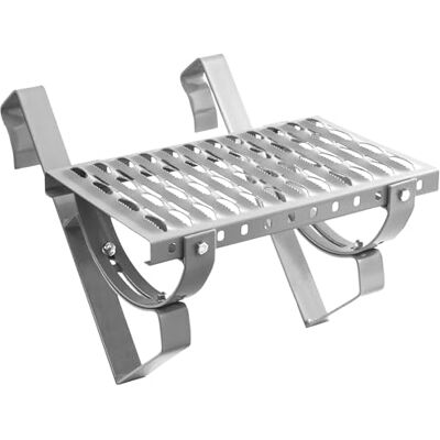 Parotec Marche de toit 120 cm pour tuiles RAL 9006 Argent Kit complet Pour tuiles et tuiles type queue de castor à accrocher Avec matériel de montage - Publicité Parotec Marche de toit 120 cm pour tuiles RAL 9006 Argent Kit complet Pour tuiles et tuiles type queue de castor à accrocher Avec matériel de montage - Publicité