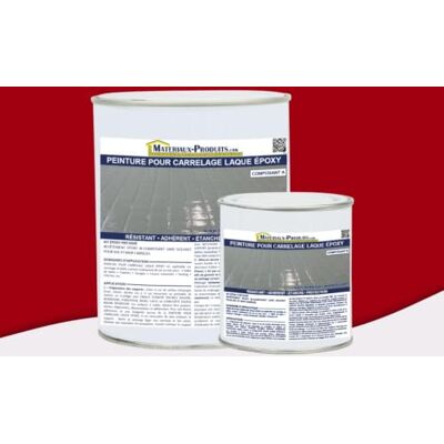 MATPRO Peinture Laque Epoxy Spécial Carrelage 2.5 Kg Rouge brique - Publicité MATPRO Peinture Laque Epoxy Spécial Carrelage 2.5 Kg Rouge brique - Publicité