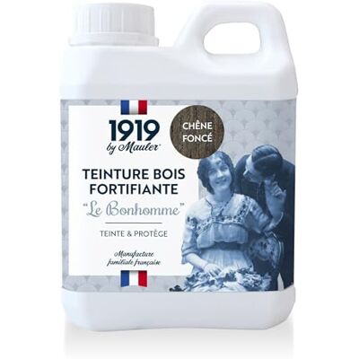 MAULER 1919 BY Teinture bois, meuble & parquet Le Bonhomme Chêne Foncé 2,5L Protège contre les taches grâce à un fond dur intégré - Publicité MAULER 1919 BY Teinture bois, meuble & parquet Le Bonhomme Chêne Foncé 2,5L Protège contre les taches grâce à un fond dur intégré - Publicité