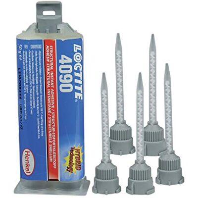 Loctite Colle hybride 4090, 2 composants, 1 double cartouche 50g - Publicité Loctite Colle hybride 4090, 2 composants, 1 double cartouche 50g - Publicité