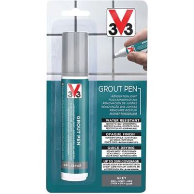 V33 Rotulador para renovación juntas, color gris. Publicité V33 Rotulador para renovación juntas, color gris. Publicité
