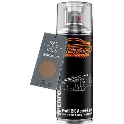 TRISTARcolor RAL 8025 Blassbraun brillant Bombe de peinture acrylique 2K aérosol peinture à vaporiser peinture à pulvériser 400 ml séchage rapide - Publicité TRISTARcolor RAL 8025 Blassbraun brillant Bombe de peinture acrylique 2K aérosol peinture à vaporiser peinture à pulvériser 400 ml séchage rapide - Publicité