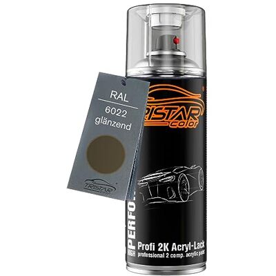 TRISTARcolor RAL 6022 Braunoliv brillant Bombe de peinture acrylique 2K aérosol peinture à vaporiser peinture à pulvériser 400 ml séchage rapide - Publicité TRISTARcolor RAL 6022 Braunoliv brillant Bombe de peinture acrylique 2K aérosol peinture à vaporiser peinture à pulvériser 400 ml séchage rapide - Publicité
