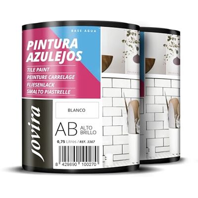 Jovira - Pintura Para Azulejos Al Agua - Blanco - Paint - Publicité Jovira - Pintura Para Azulejos Al Agua - Blanco - Paint - Publicité
