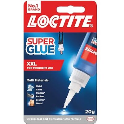 Loctite 2378772 Colle transparente ultra forte pour divers matériaux Superglue pour réparation précise 1 x 20 g Translucide - Publicité Loctite 2378772 Colle transparente ultra forte pour divers matériaux Superglue pour réparation précise 1 x 20 g Translucide - Publicité