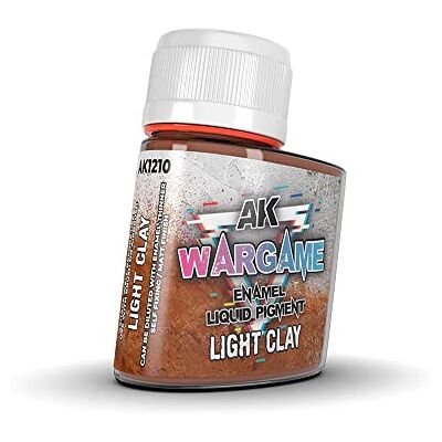 AK Interactive AK WARGAME LIQUID PIGMENTS AK1210 Light Clay (35ml) - Publicité AK Interactive AK WARGAME LIQUID PIGMENTS AK1210 Light Clay (35ml) - Publicité