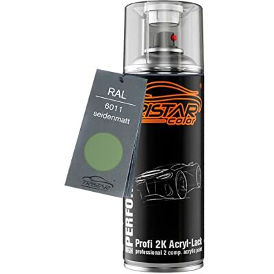 TRISTARcolor RAL 6011 Resedagrün mat satiné, bombe de peinture acrylique 2K bombe aérosol 400 ml, à séchage rapide - Publicité TRISTARcolor RAL 6011 Resedagrün mat satiné, bombe de peinture acrylique 2K bombe aérosol 400 ml, à séchage rapide - Publicité